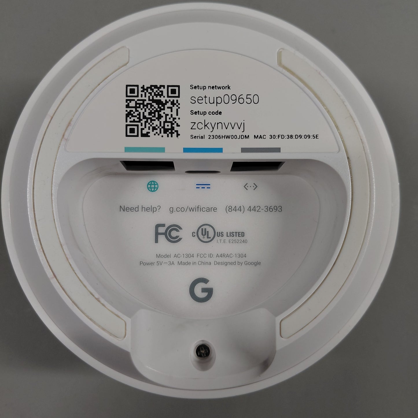 Google AC-1304 Wifi Range Extender White