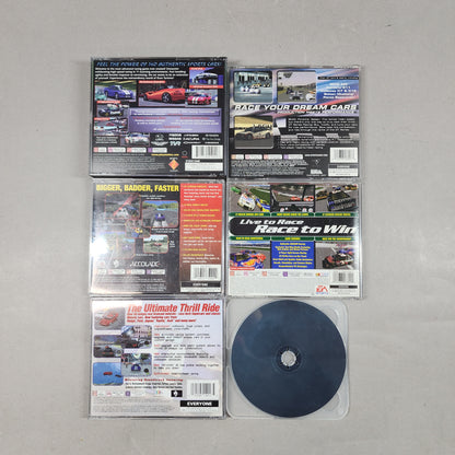 Lot of 6 Sony PlayStation 1 PS1 Games Racing Bundle