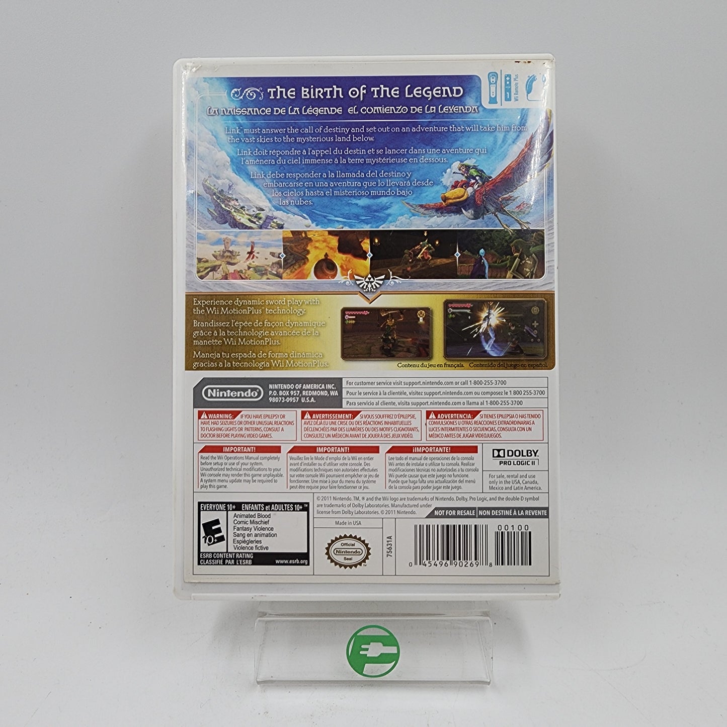 Zelda Skyward Sword [Soundtrack Bundle] (Nintendo Wii, NaN)