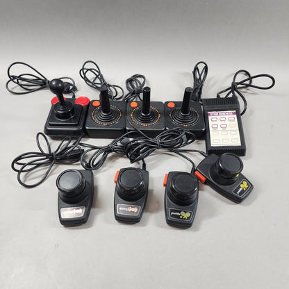 Untested Lot of Atari Controllers Wired Controllers