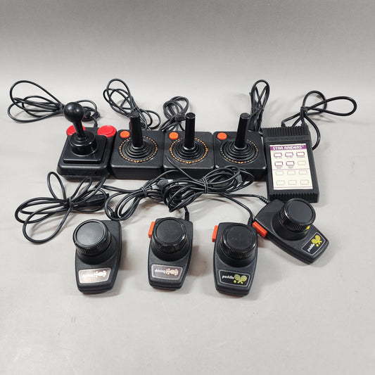 Untested Lot of Atari Controllers Wired Controllers