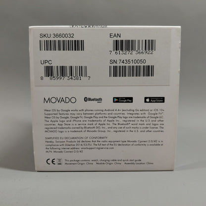 Movado Connect 2.0 42mm Smart Watch