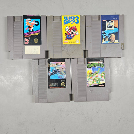 Lot of 5 Nintendo NES Games