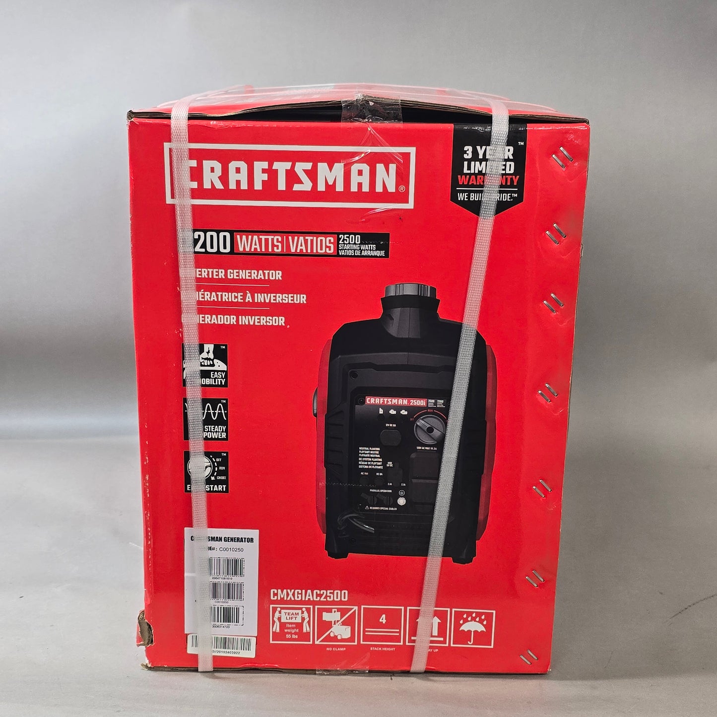 New Craftsman 2200Watts C0010250 Inverter Generator CMXGIAC2500i