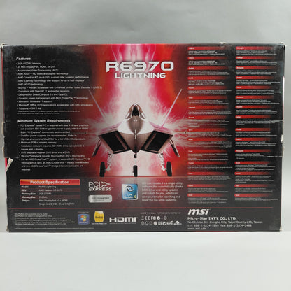 New MSI R6970 2GB GDDR5 Graphics Card
