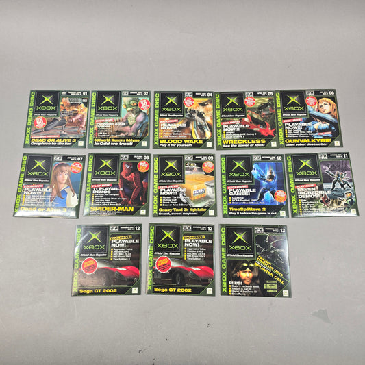 Lot of 13 Microsoft Original Xbox Games Official Xbox Magazine Demos