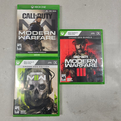 Lot of 3 Microsoft Xbox Series X Games CoD MW Trilogy