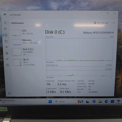 Lenovo ThinkPad T14 GEN 2 14.1" i7-1185G7 3.0GHz 32GB RAM 500GB SSD