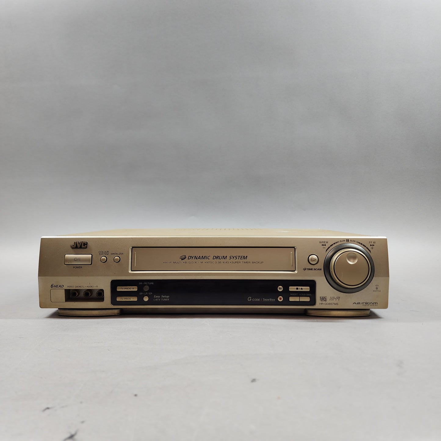 JVC Dynamic Sound System HR-DD857MS Video Cassette Recorder with Remote