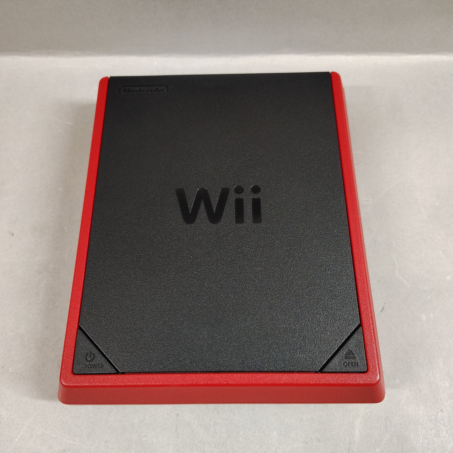 Nintendo Wii Mini Video Game Console RVL-201 Red w/ 1 
