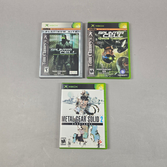 Lot of 3 Microsoft Original Xbox Games