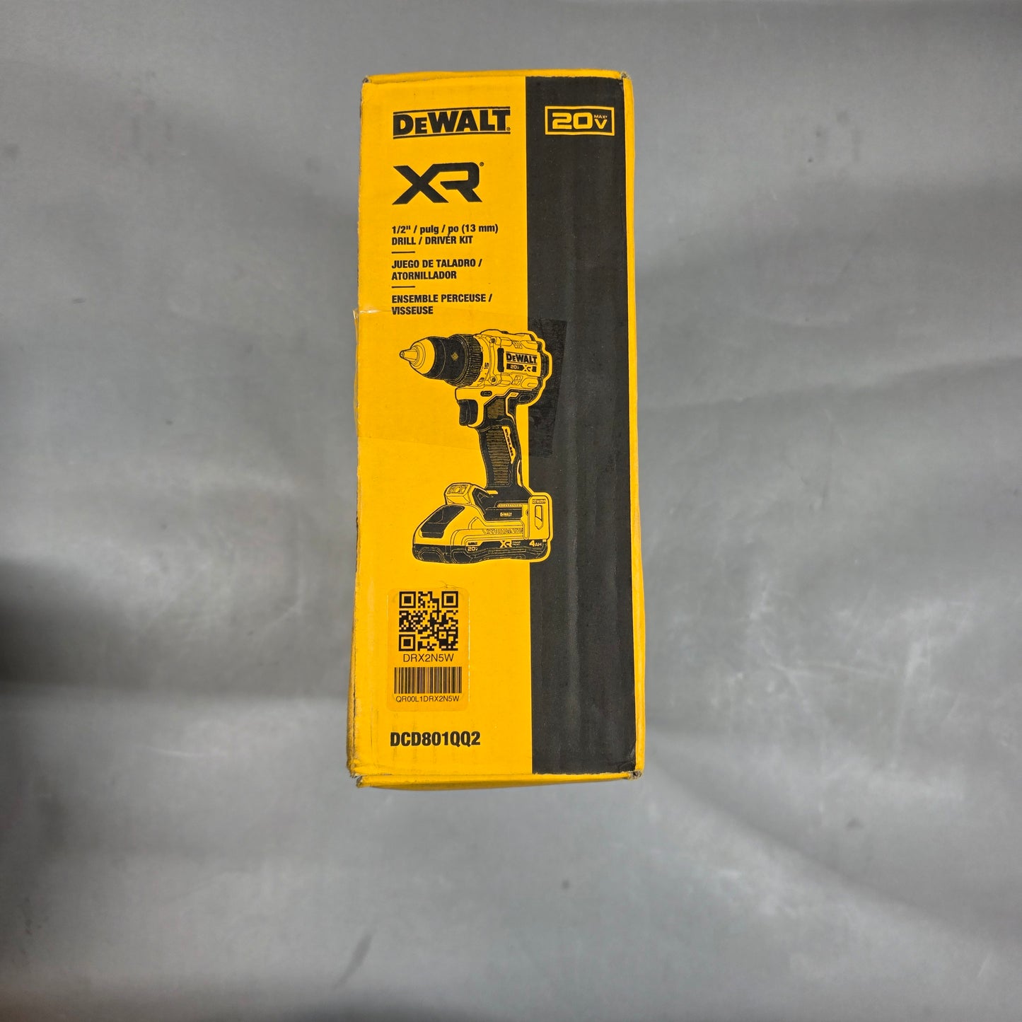 DeWALT XR Drill/driver with XR Brushless Angle Grinder