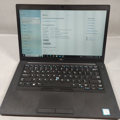 Dell Latitude 7490 14" i5-8365U  1.6GHz 16GB RAM 250GB SSD
