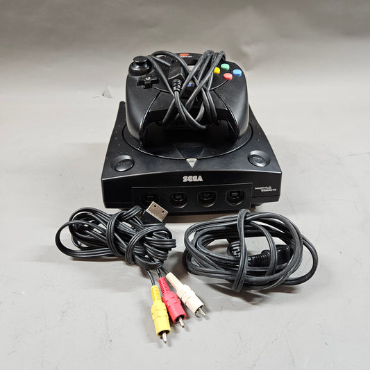 Sega Dreamcast Video Game Console Black HKT-3020