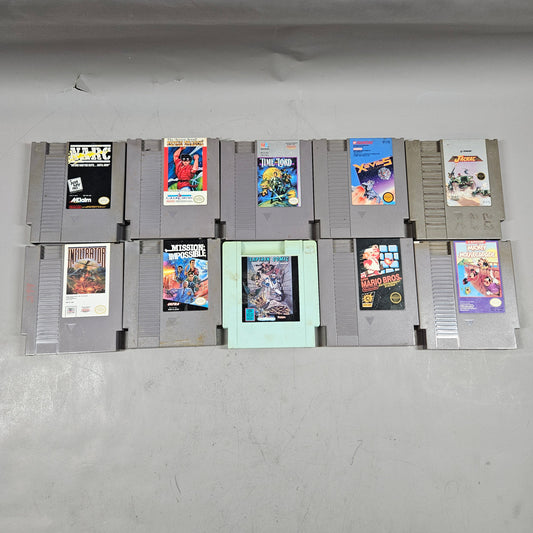 Lot of 10 Nintendo NES Games
