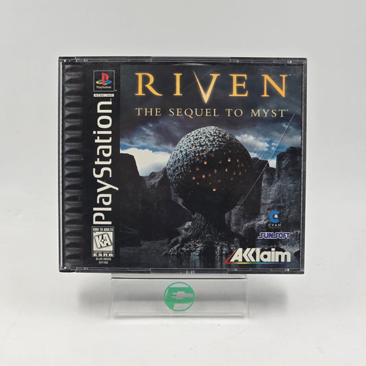 Riven The Sequel to Myst (Sony PlayStation 1 PS1, 1997)