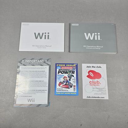 Nintendo Wii Video Game Console RVL-001 White
