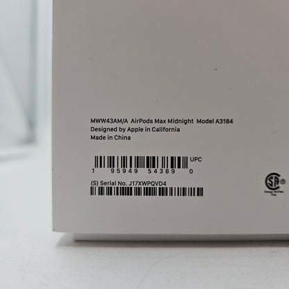 Apple AirPods Max Wireless Over-Ear Headphones Space Gray MGYH3AM/A