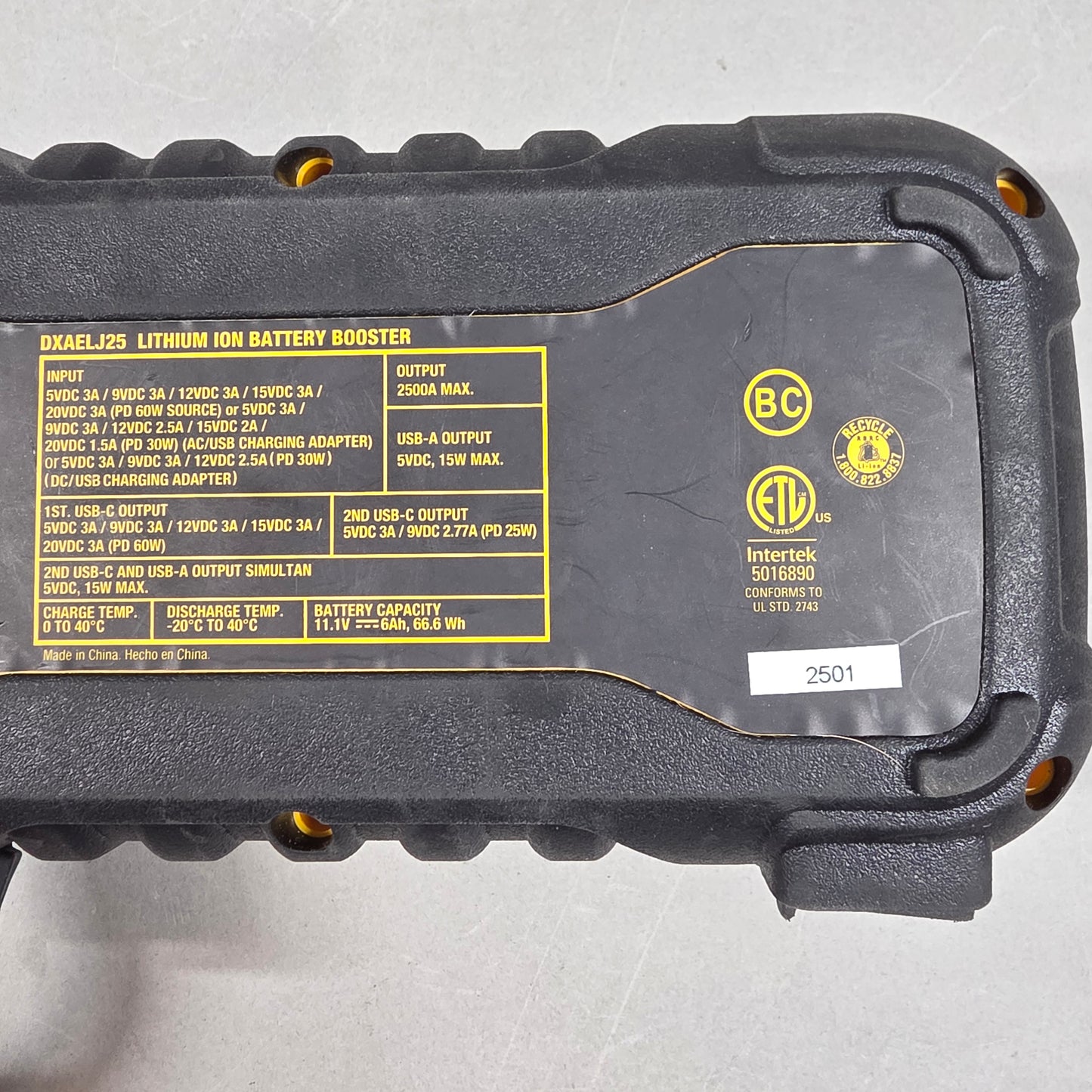 Dewalt DXAELJ25 Jumper pack