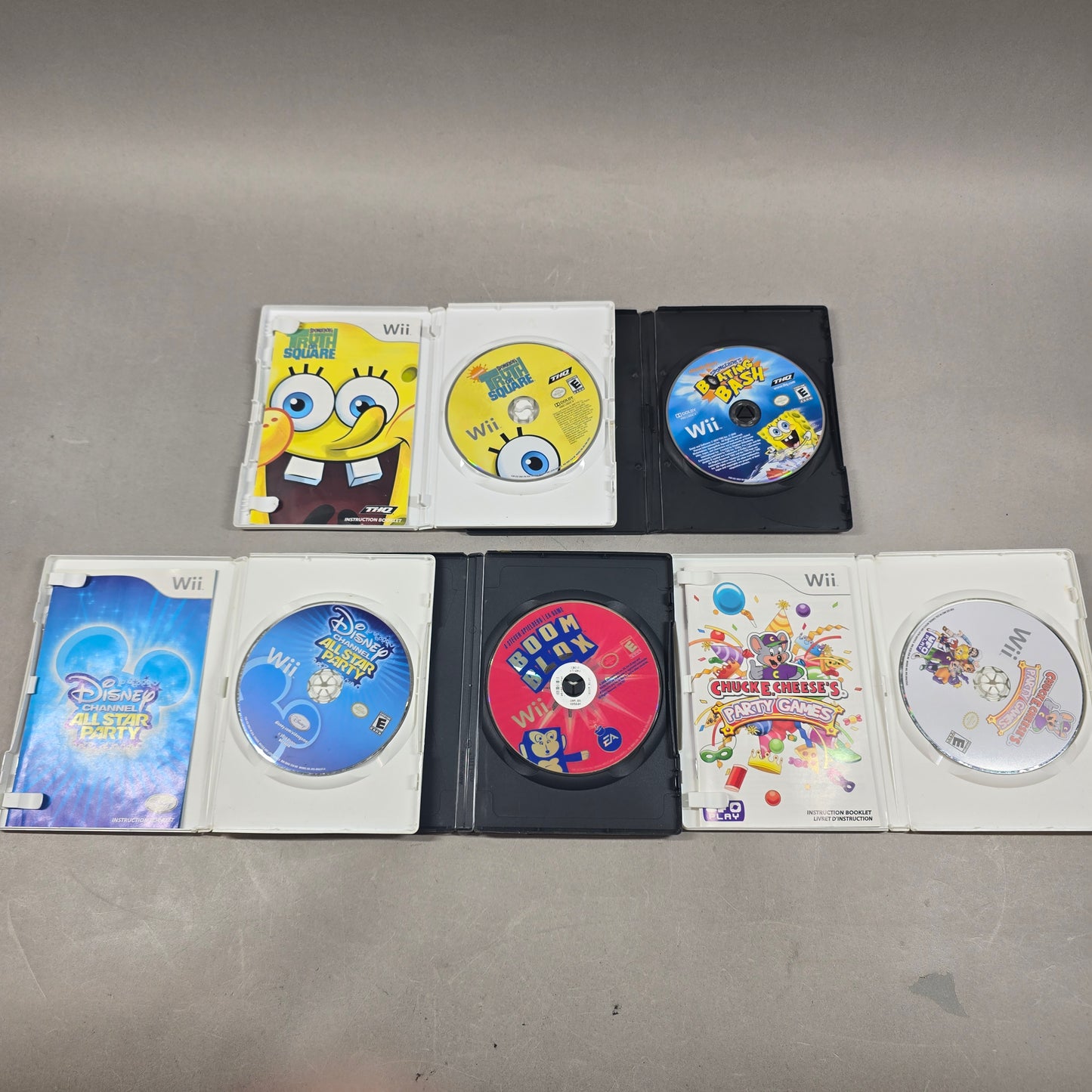 Lot of 5 Nintendo Wii Games