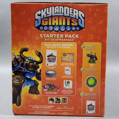 Nintendo Wii Skylander Giants Bundle Video Game Console RVL-101 Aqua Blue
