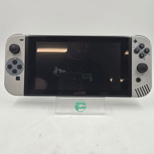 Retro Modded Nintendo Switch v1 Video Game Console HAC-001(-01) Black/Gray