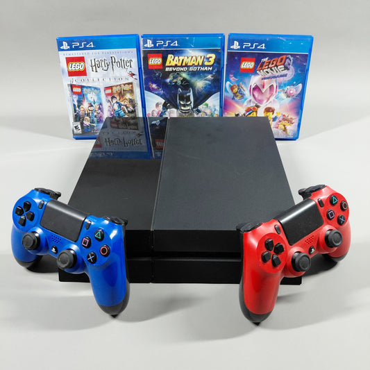 Sony PlayStation 4 PS4 500GB Black CUH-1001A W/3 Games