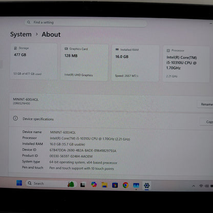 Lenovo ThinkPad L13 Yoga Gen 2 13.3" i5-10310U 2.2GHz 16GB RAM 512GB SSD