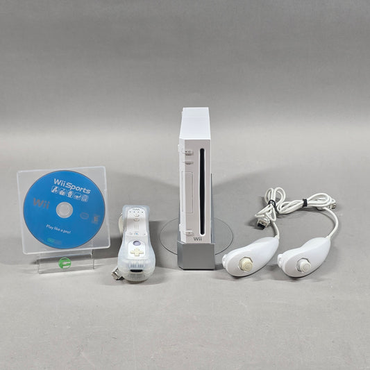 Nintendo Wii Video Game Console RVL-001 White