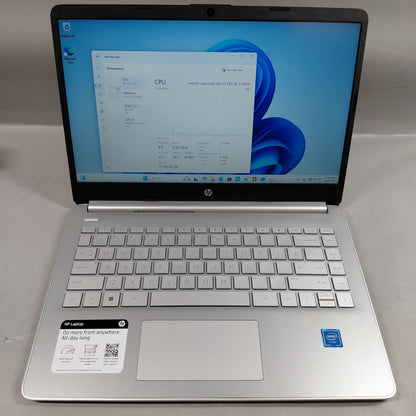 HP Laptop 14-DQ0760DX 14" Celeron N4120 1.1GHz 4GB RAM 128GB SSD