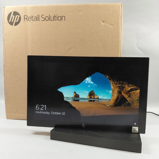 New HP Engage One Pro AIO System 15.6" i5-10500E 3.1GHz 16GB RAM 256GB SSD