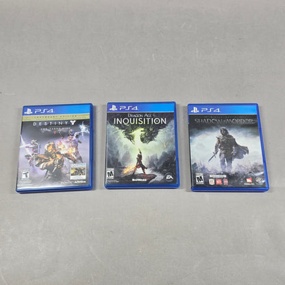 Lot of 3 Sony PlayStation 4 PS4 Games