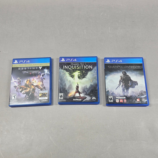 Lot of 3 Sony PlayStation 4 PS4 Games