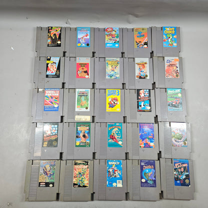 Lot of 25 Nintendo NES Games