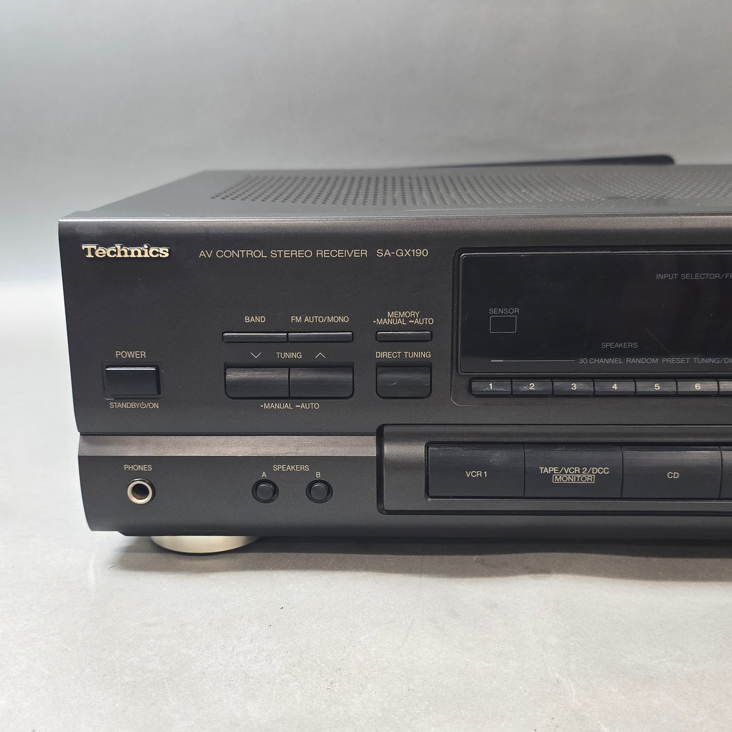 Technics AV Controller Stereo Receiver Stereo Receiver SA-GX190