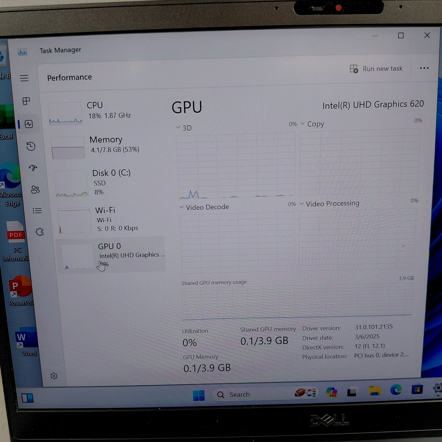 Dell Latitude 7300 13.4" i7-8665U 1.9GHz 8GB RAM 128GB SSD