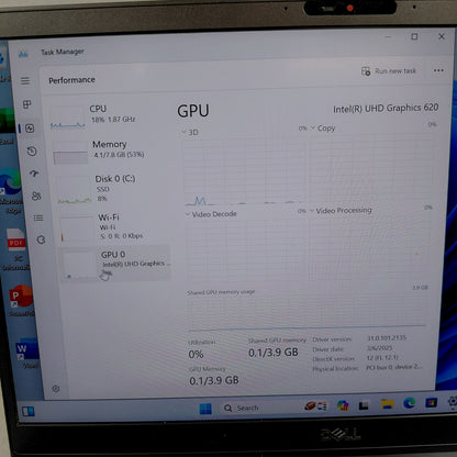 Dell Latitude 7300 13.4" i7-8665U 1.9GHz 8GB RAM 128GB SSD