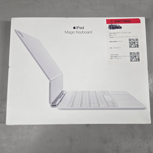 Apple Magic Keyboard for iPad Air 11" Keyboard Folio Case White MDFW4LL/A