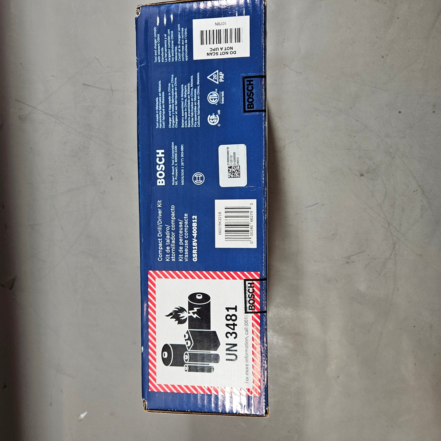 New Bosch 18V 18V 1/2" Cordless Drill Driver