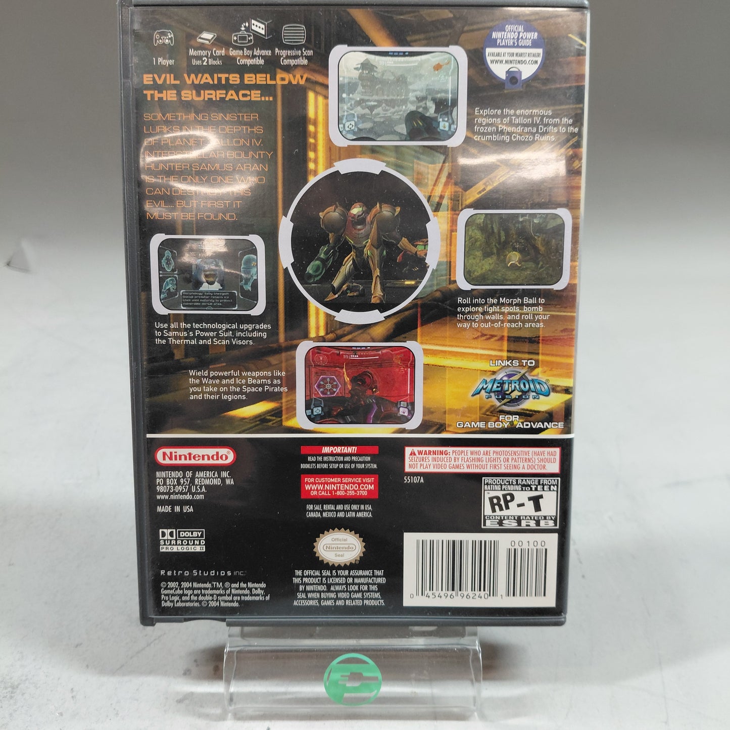 Metroid Prime [Echoes Bonus Disc] (Nintendo GameCube, 2002)