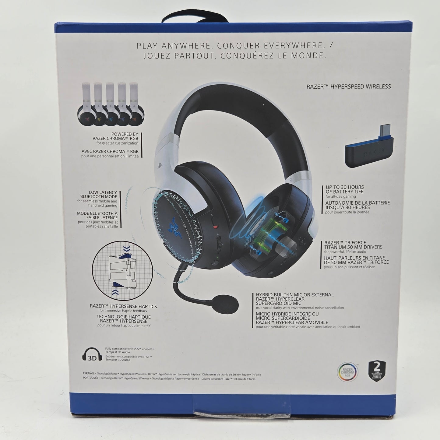 Razer Kaira Pro Hyperspeed Gaming Headset White