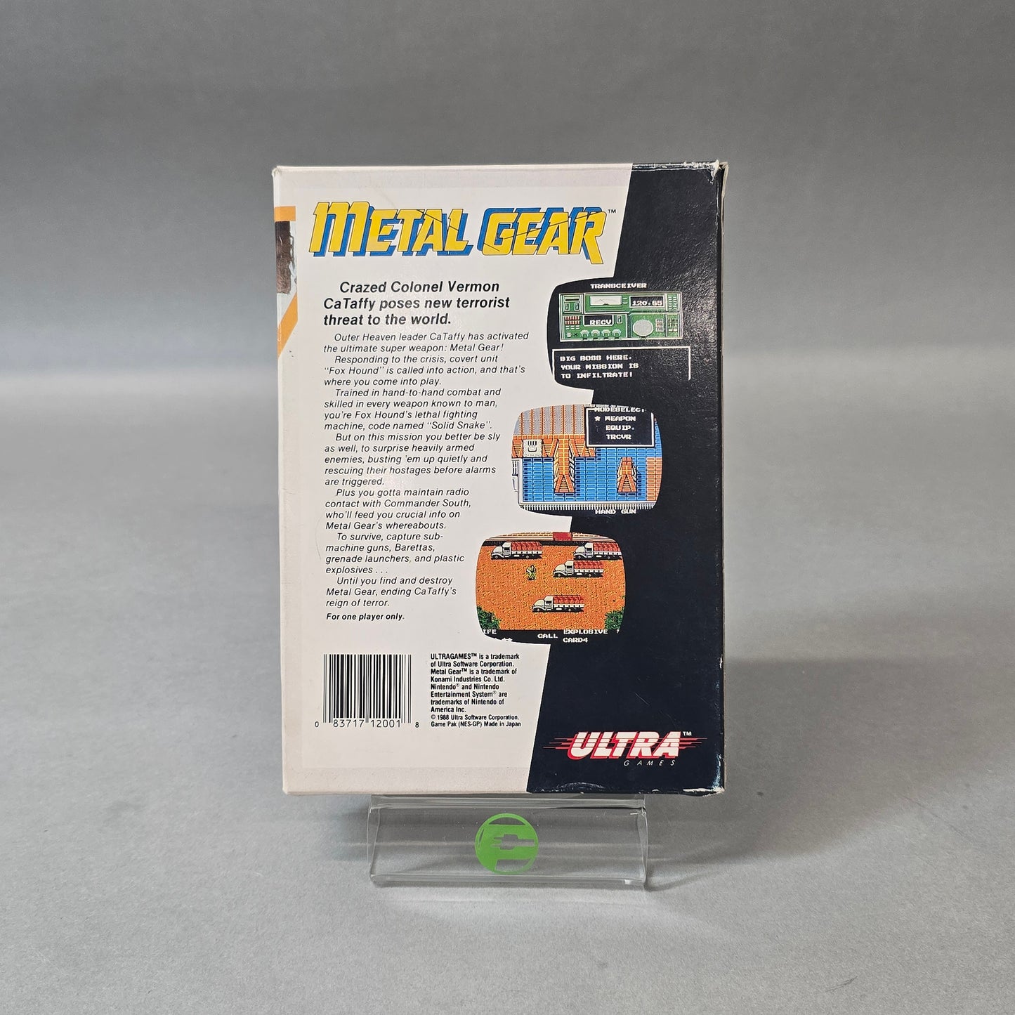 Metal Gear NES  (Nintendo NES,  1988)