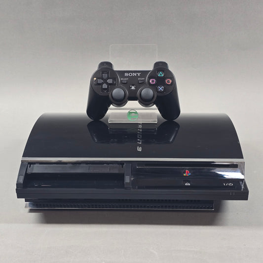 Sony PlayStation 3 Fat PS3 60GB Black Console Gaming System CECH-2001A