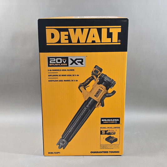 New DeWalt DCBL722P1 20V Handheld Axial Blower