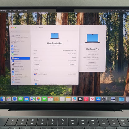 2024 Apple MacBook Pro 14" M4 Pro 20C GPU 4.5GHz 24GB RAM 1TB SSD A3401