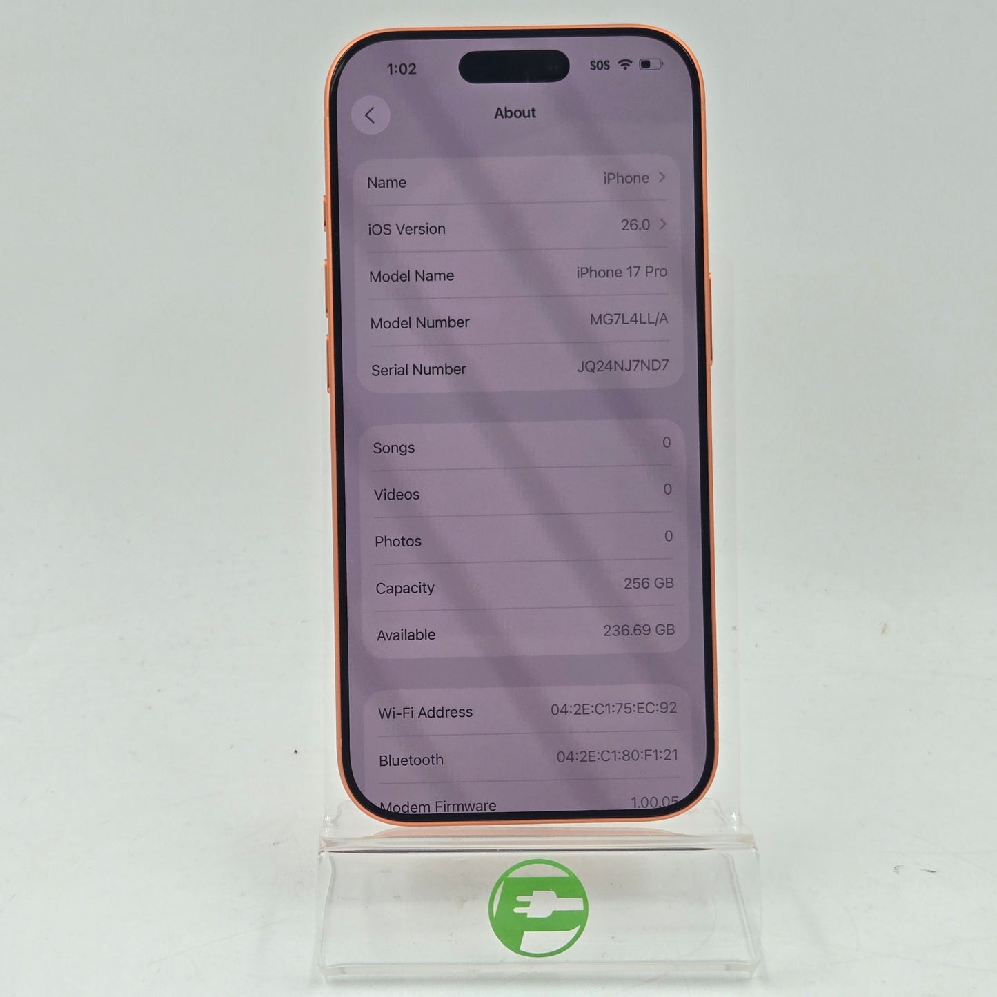 T-Mobile Apple iPhone 17 Pro 256GB Orange MG7L4LL/A