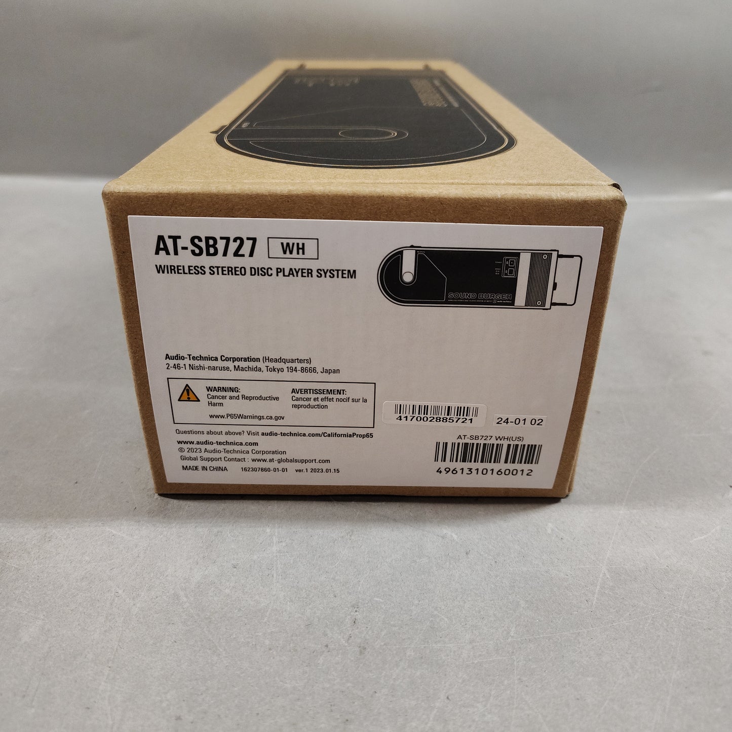 Audio-Technica Sound Burger  Record Player AT-SB727