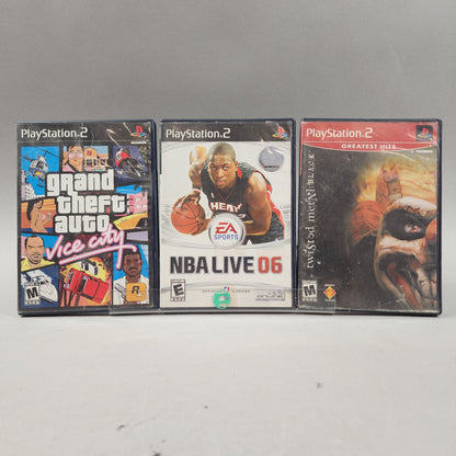 Lot of 3 Sony PlayStation 2 PS2 Games