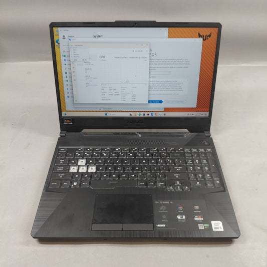Asus Tuff Gaming F15 15.6" i5-10300H 2.2GHz 8GB RAM 500GB SSD GeForce GTX 1650