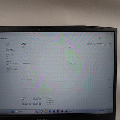 MSI katana 15 b13v B13VE i7-13620H 2.4GHz 16GB RAM 1TB SSD GeForce RTX 4060